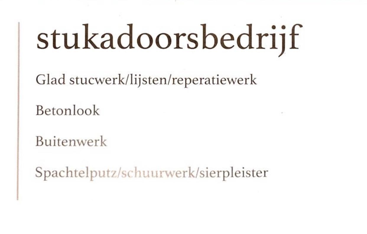 Strakke afwerking van plafond
